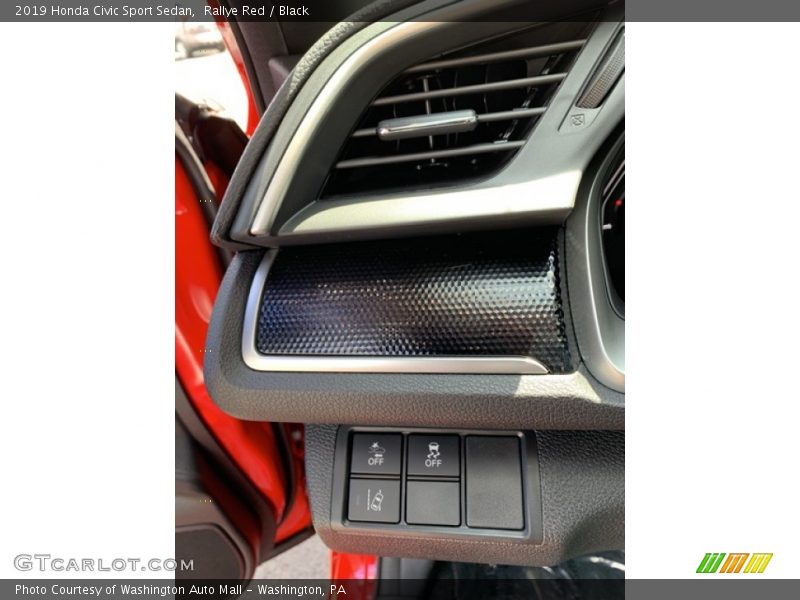 Rallye Red / Black 2019 Honda Civic Sport Sedan