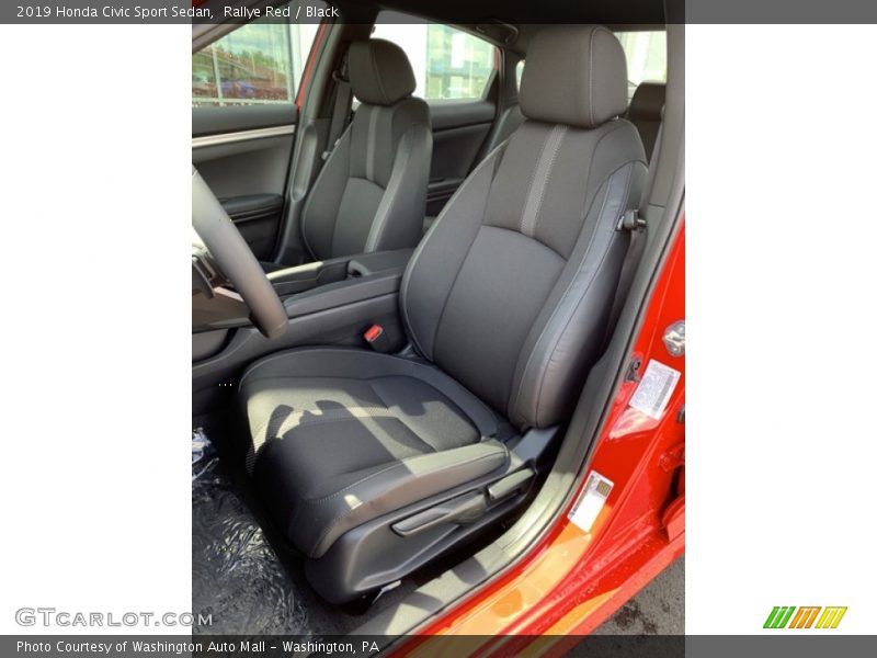Rallye Red / Black 2019 Honda Civic Sport Sedan