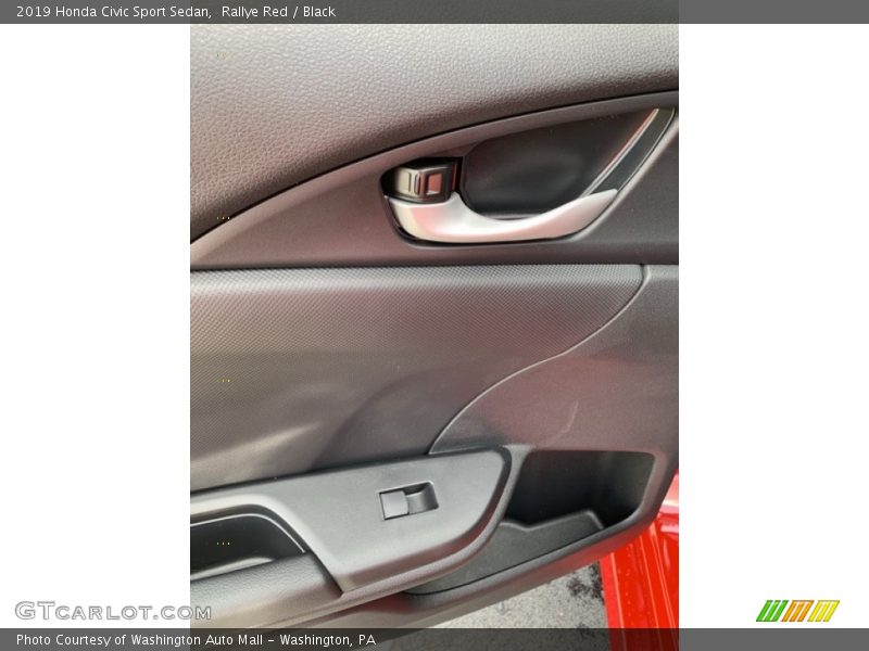 Rallye Red / Black 2019 Honda Civic Sport Sedan