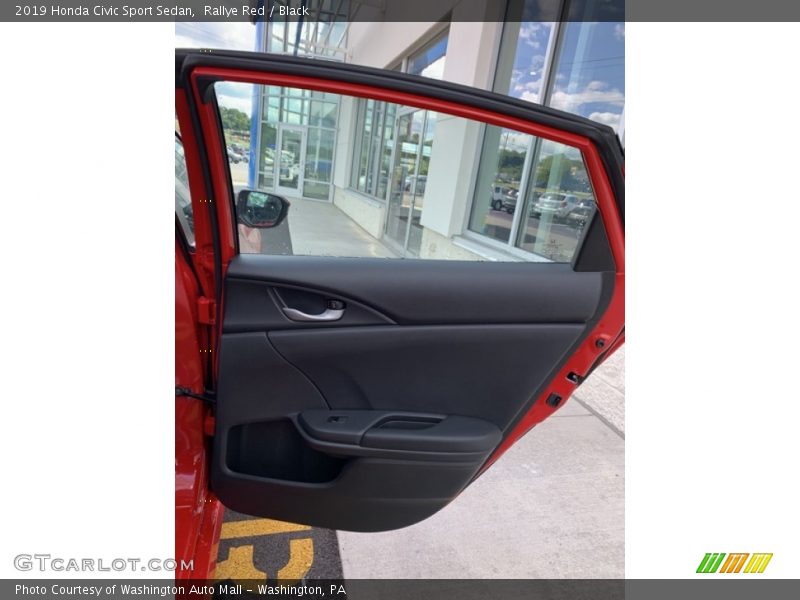 Rallye Red / Black 2019 Honda Civic Sport Sedan