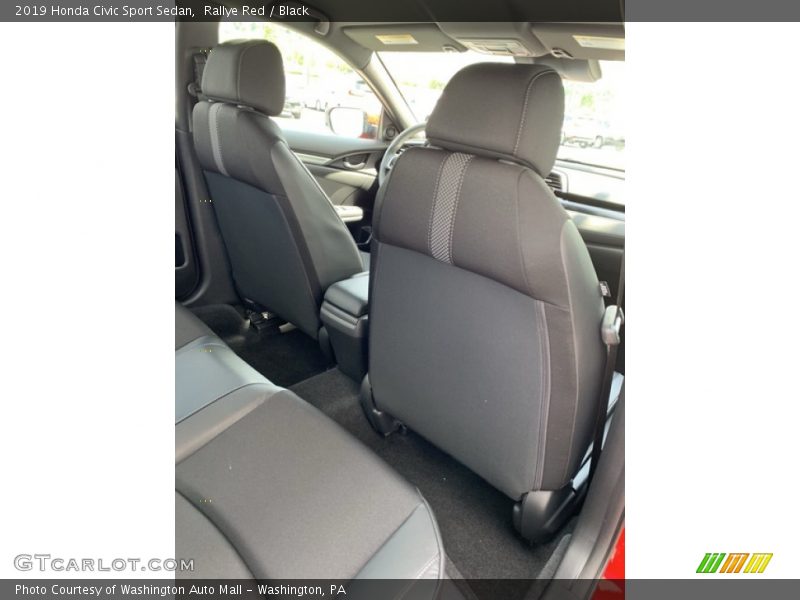 Rallye Red / Black 2019 Honda Civic Sport Sedan