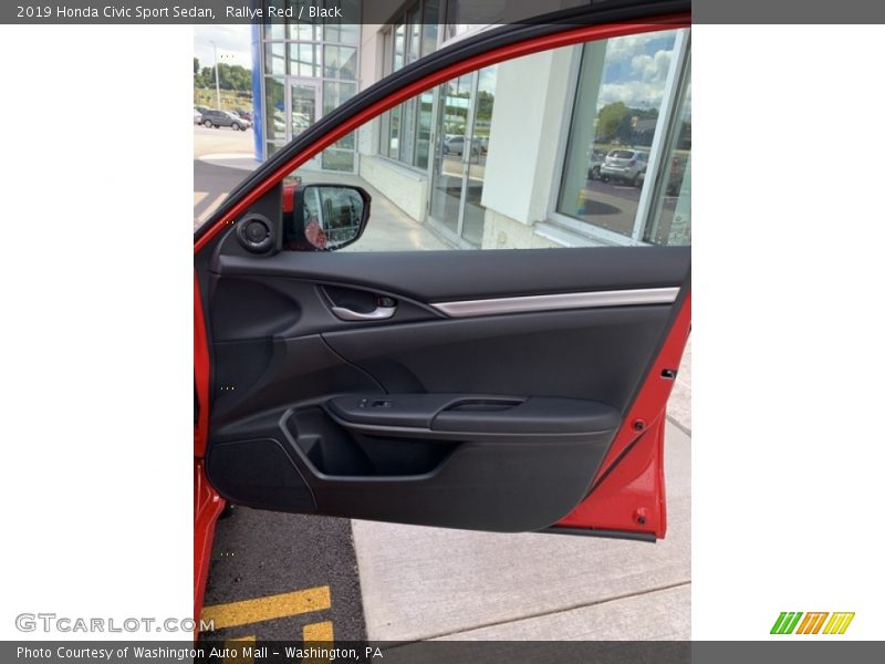 Rallye Red / Black 2019 Honda Civic Sport Sedan