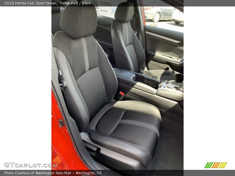 Rallye Red / Black 2019 Honda Civic Sport Sedan