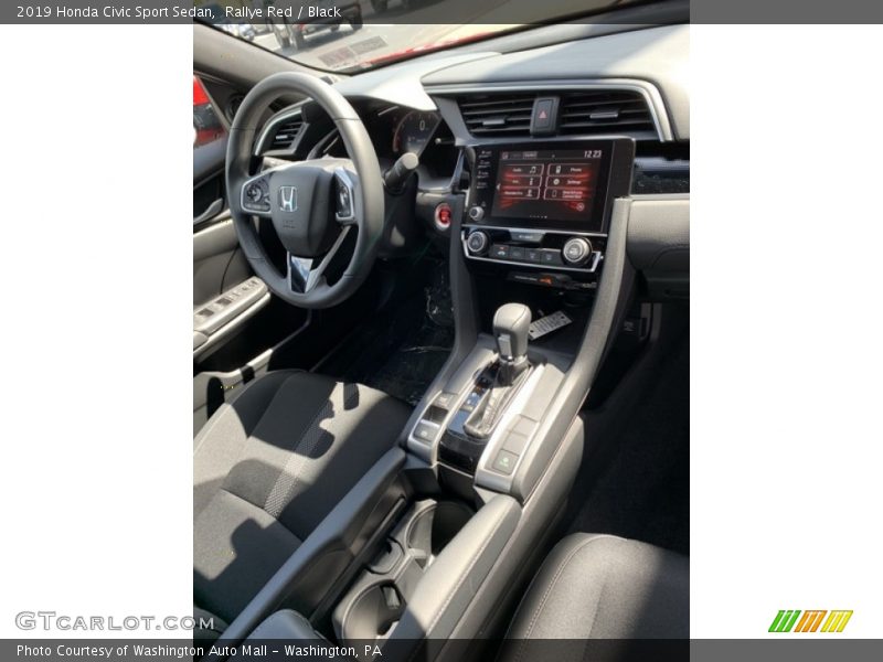 Rallye Red / Black 2019 Honda Civic Sport Sedan