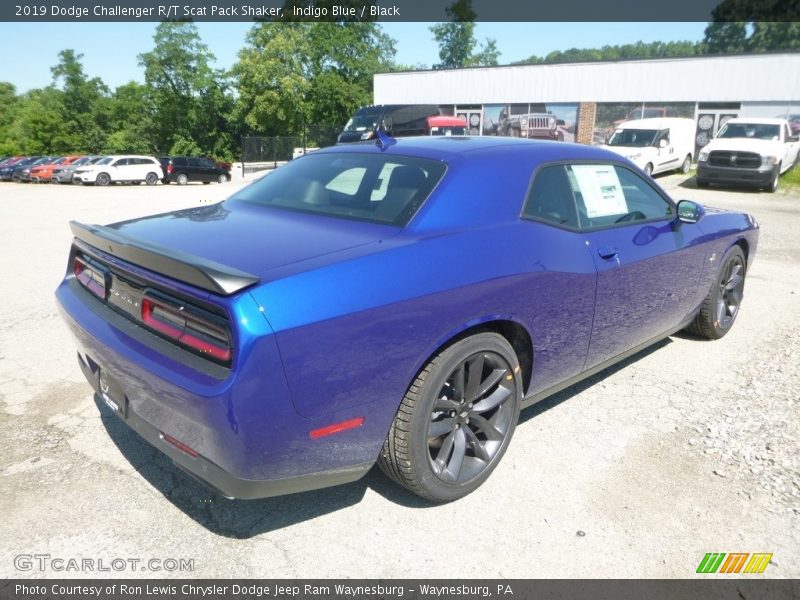 Indigo Blue / Black 2019 Dodge Challenger R/T Scat Pack Shaker