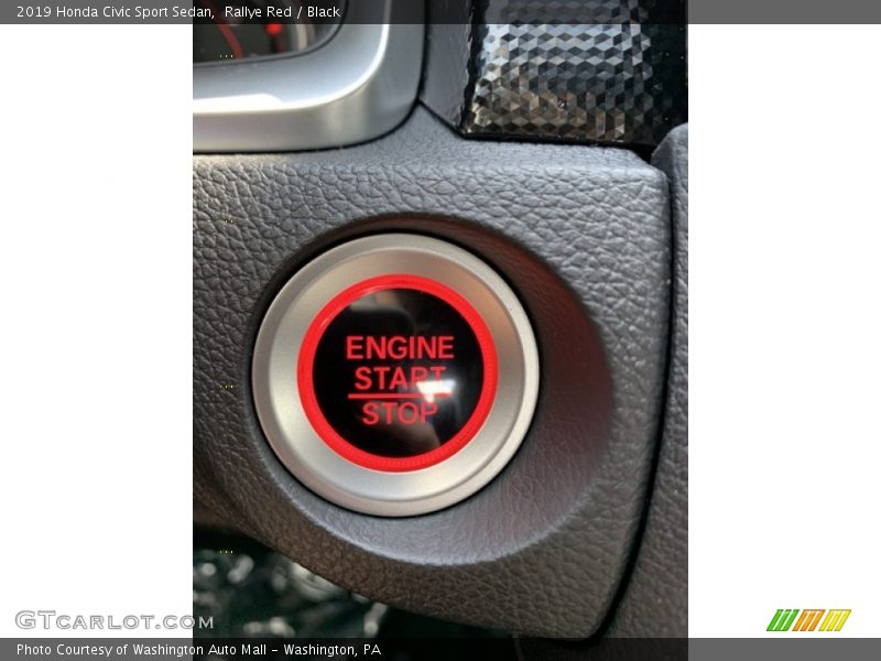 Rallye Red / Black 2019 Honda Civic Sport Sedan