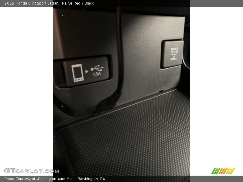 Rallye Red / Black 2019 Honda Civic Sport Sedan