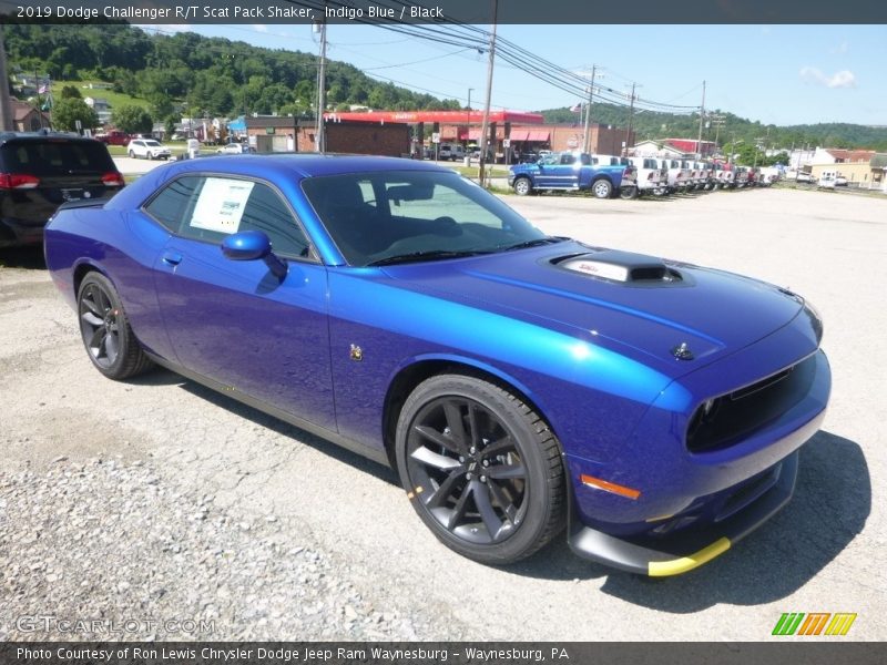Indigo Blue / Black 2019 Dodge Challenger R/T Scat Pack Shaker