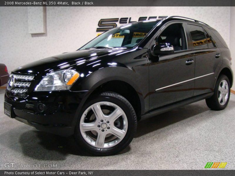 Black / Black 2008 Mercedes-Benz ML 350 4Matic