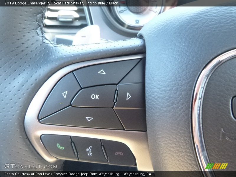 Indigo Blue / Black 2019 Dodge Challenger R/T Scat Pack Shaker