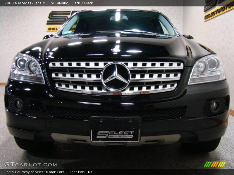 Black / Black 2008 Mercedes-Benz ML 350 4Matic