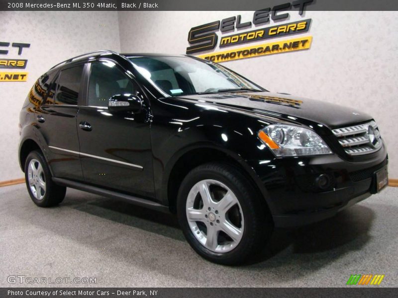 Black / Black 2008 Mercedes-Benz ML 350 4Matic