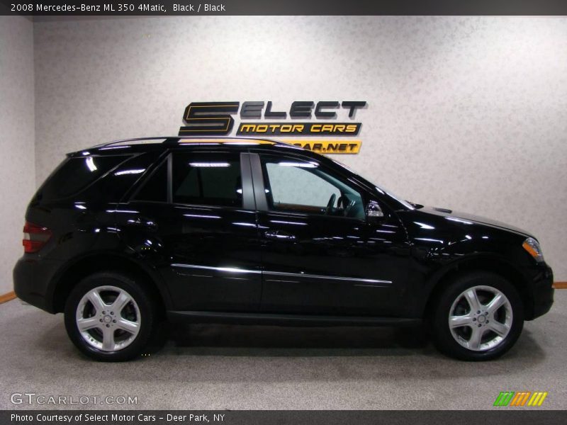 Black / Black 2008 Mercedes-Benz ML 350 4Matic