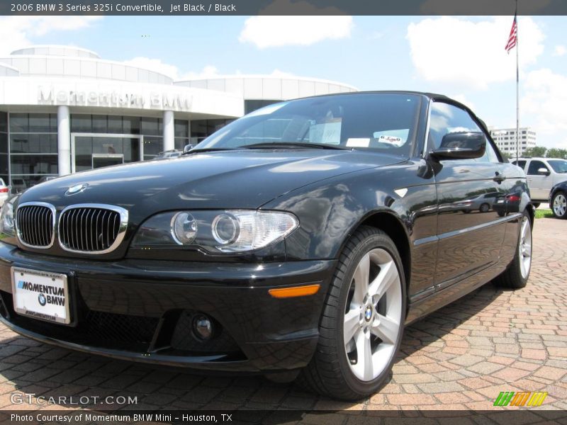 Jet Black / Black 2006 BMW 3 Series 325i Convertible