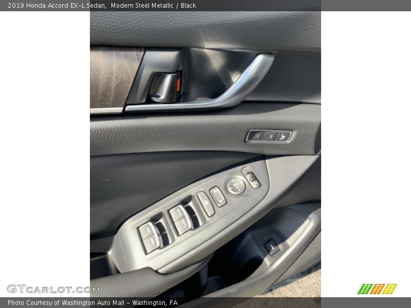 Modern Steel Metallic / Black 2019 Honda Accord EX-L Sedan