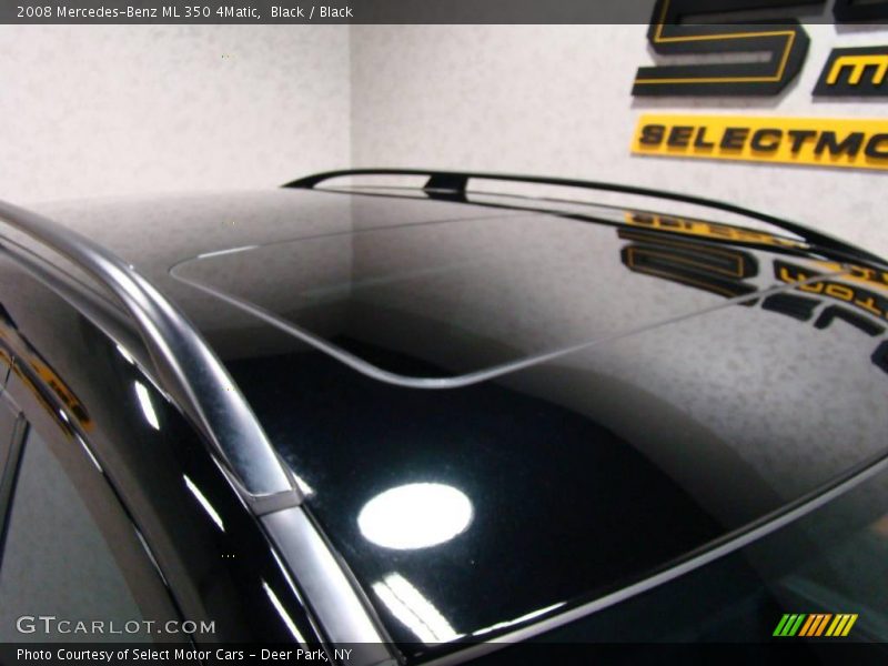 Black / Black 2008 Mercedes-Benz ML 350 4Matic