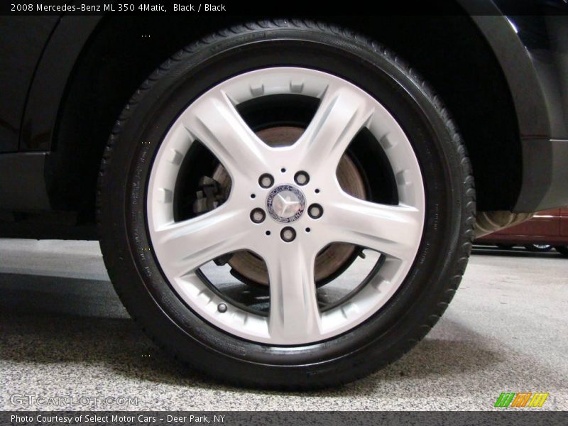 Black / Black 2008 Mercedes-Benz ML 350 4Matic