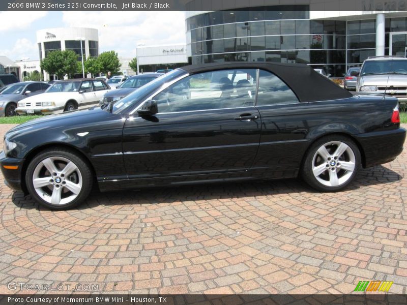 Jet Black / Black 2006 BMW 3 Series 325i Convertible