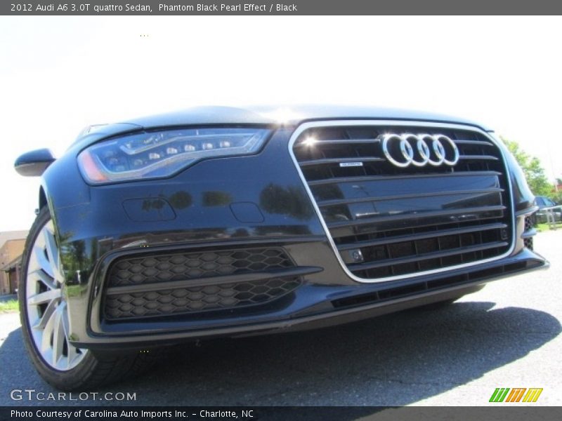 Phantom Black Pearl Effect / Black 2012 Audi A6 3.0T quattro Sedan