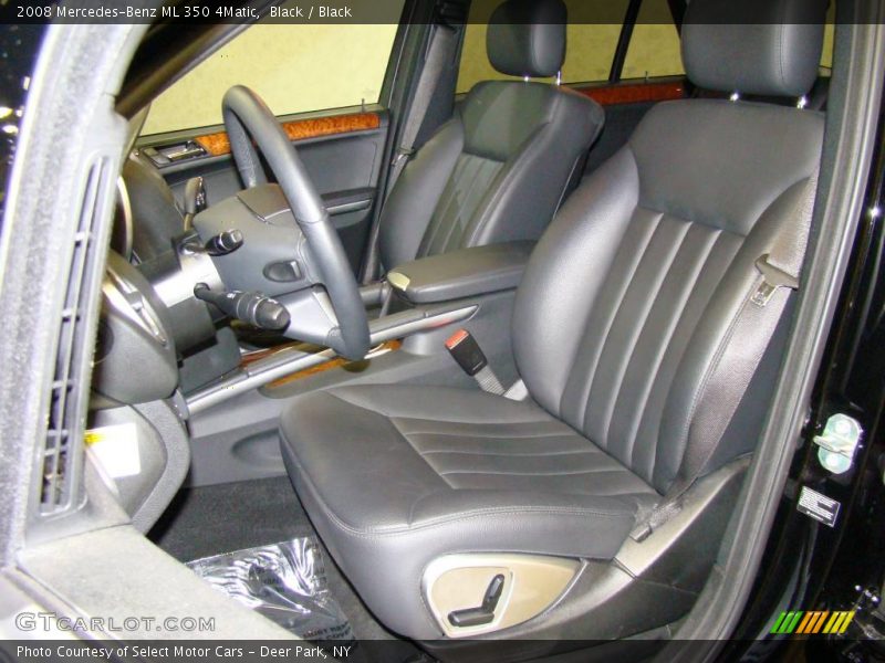 Black / Black 2008 Mercedes-Benz ML 350 4Matic