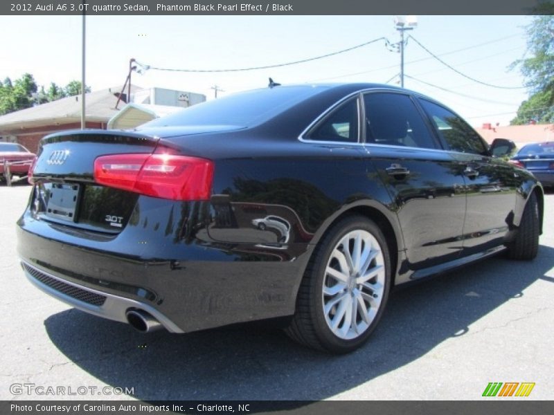 Phantom Black Pearl Effect / Black 2012 Audi A6 3.0T quattro Sedan