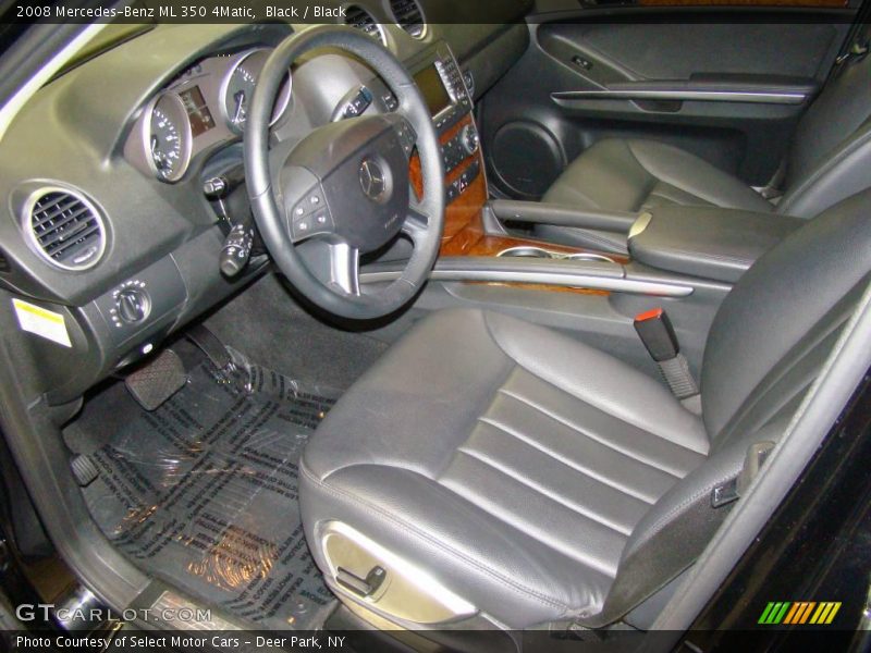 Black / Black 2008 Mercedes-Benz ML 350 4Matic