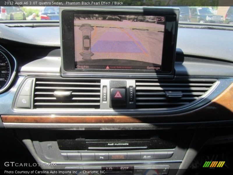 Phantom Black Pearl Effect / Black 2012 Audi A6 3.0T quattro Sedan