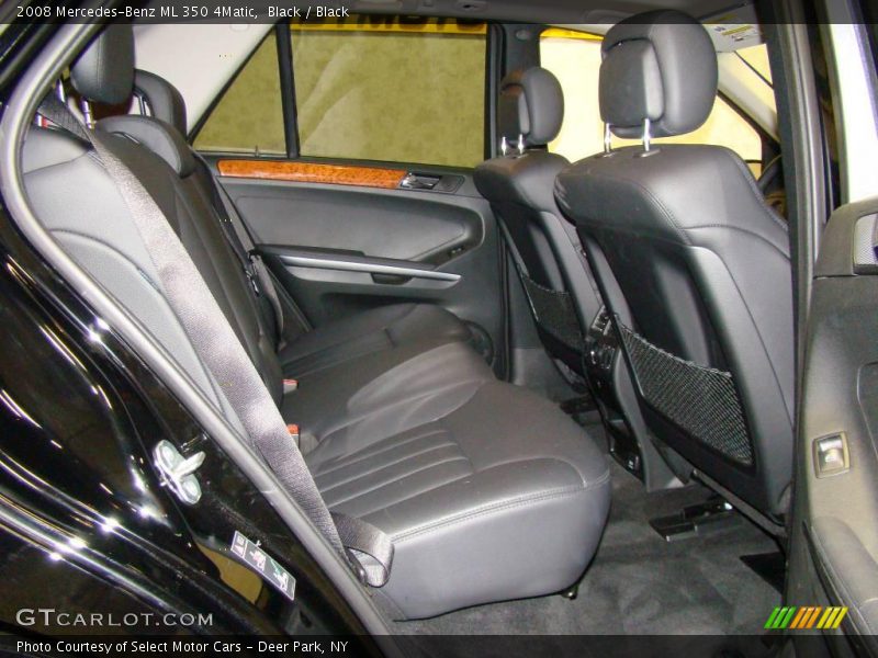 Black / Black 2008 Mercedes-Benz ML 350 4Matic