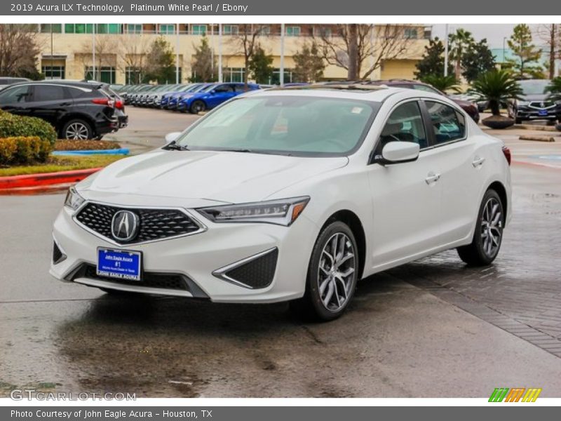 Platinum White Pearl / Ebony 2019 Acura ILX Technology