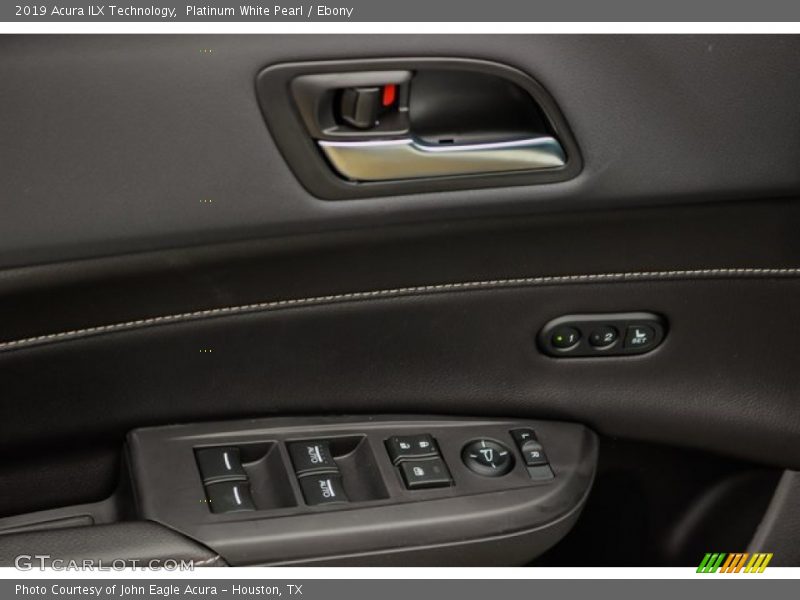 Platinum White Pearl / Ebony 2019 Acura ILX Technology