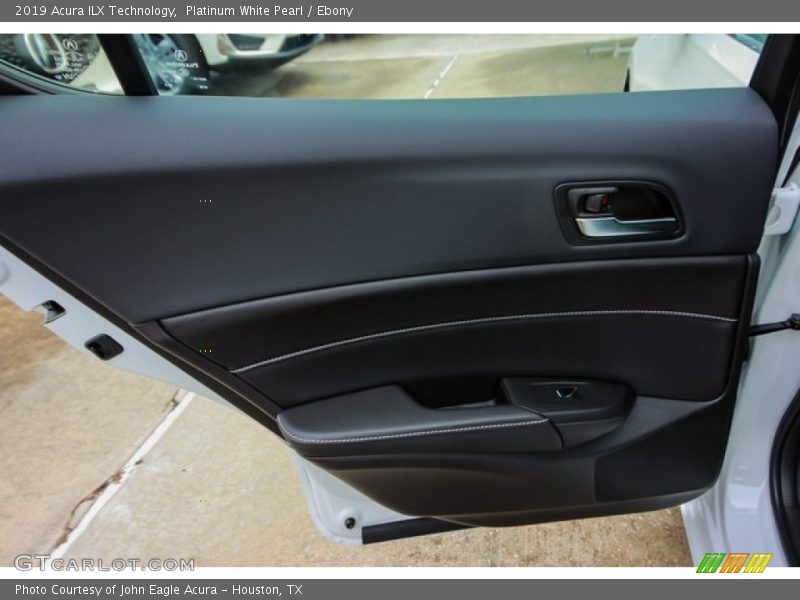 Platinum White Pearl / Ebony 2019 Acura ILX Technology