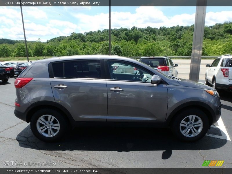Mineral Silver / Alpine Gray 2011 Kia Sportage LX AWD