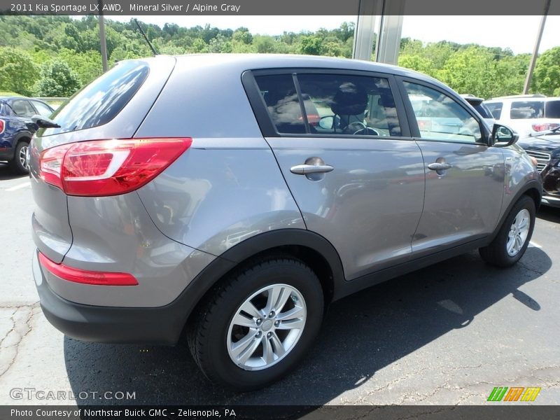 Mineral Silver / Alpine Gray 2011 Kia Sportage LX AWD