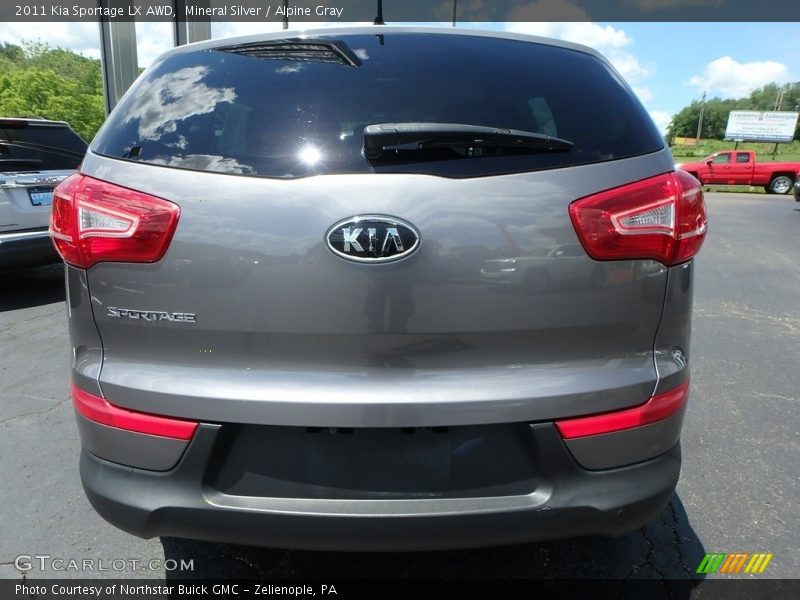Mineral Silver / Alpine Gray 2011 Kia Sportage LX AWD
