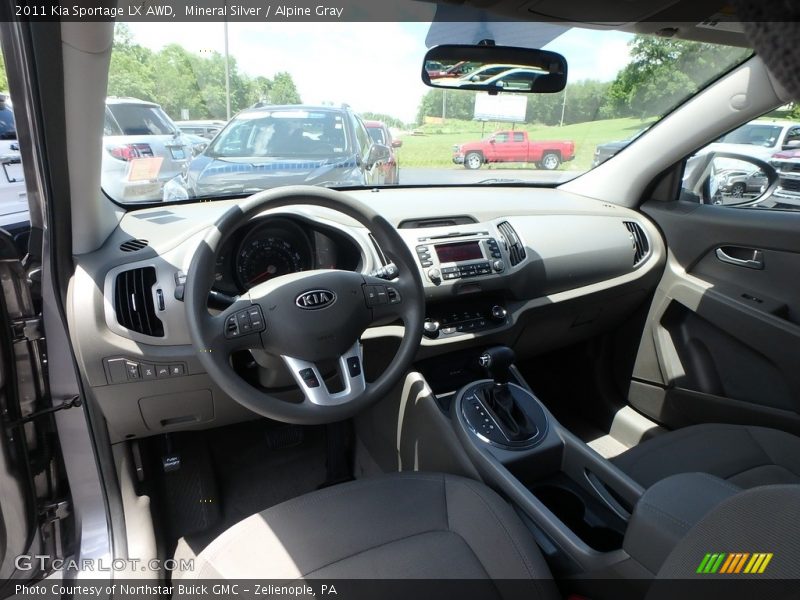 Mineral Silver / Alpine Gray 2011 Kia Sportage LX AWD