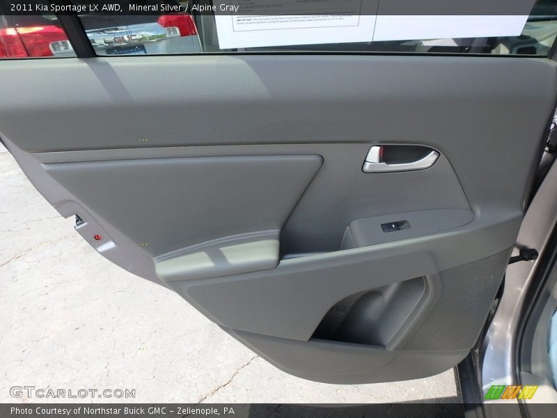 Mineral Silver / Alpine Gray 2011 Kia Sportage LX AWD