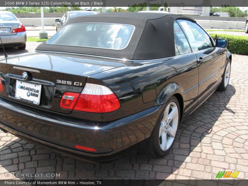 Jet Black / Black 2006 BMW 3 Series 325i Convertible