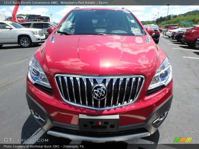 Winterberry Red Metallic / Ebony 2016 Buick Encore Convenience AWD