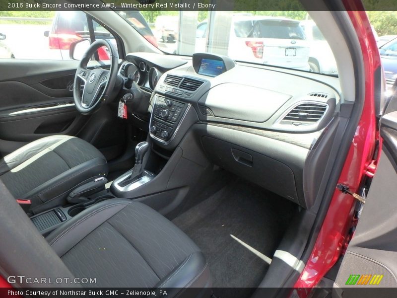 Winterberry Red Metallic / Ebony 2016 Buick Encore Convenience AWD