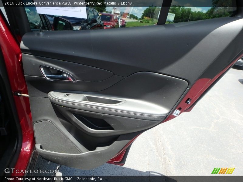 Winterberry Red Metallic / Ebony 2016 Buick Encore Convenience AWD