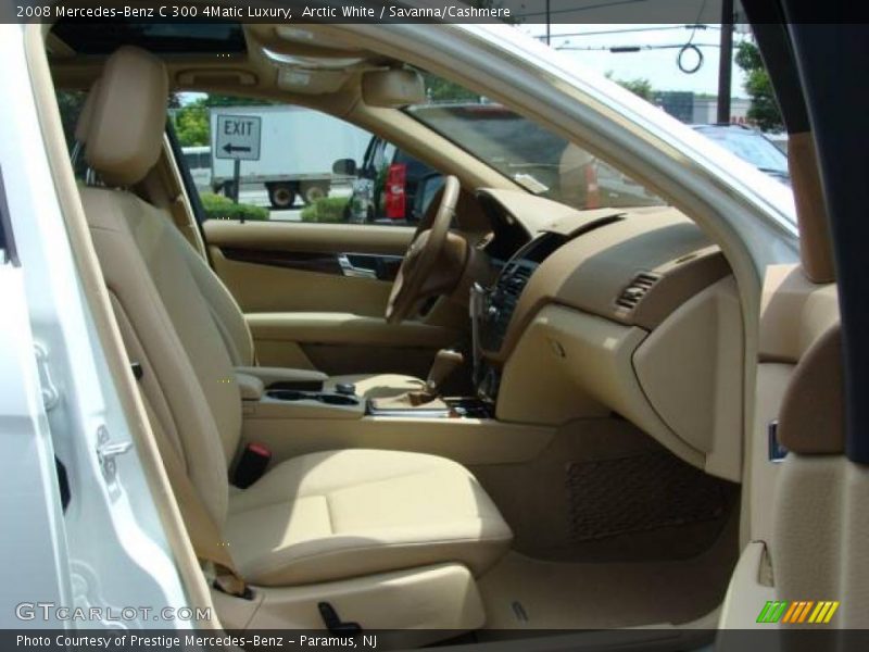 Arctic White / Savanna/Cashmere 2008 Mercedes-Benz C 300 4Matic Luxury