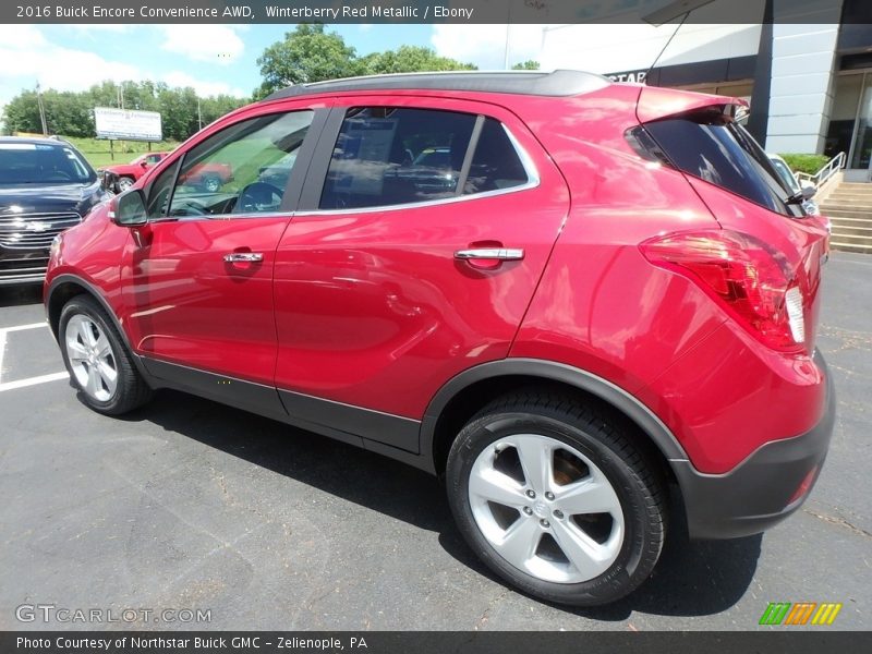 Winterberry Red Metallic / Ebony 2016 Buick Encore Convenience AWD