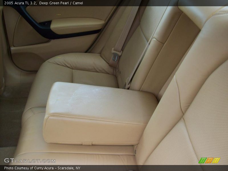 Deep Green Pearl / Camel 2005 Acura TL 3.2