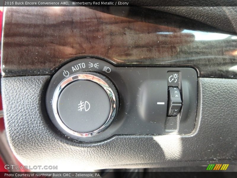 Winterberry Red Metallic / Ebony 2016 Buick Encore Convenience AWD