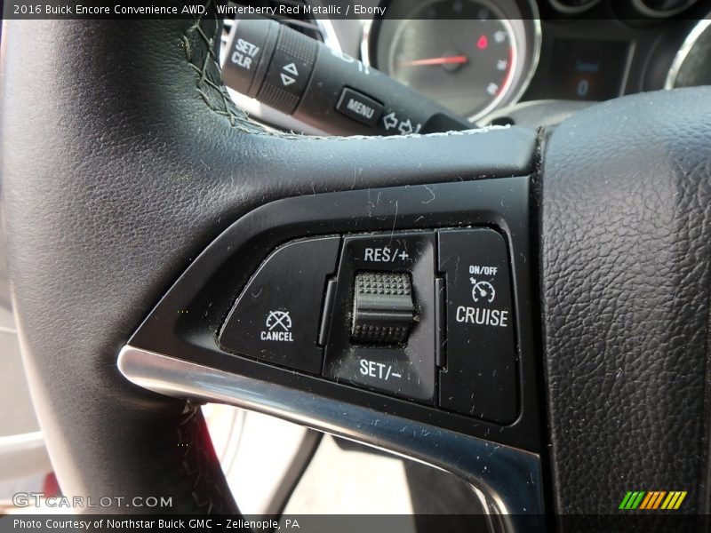 Winterberry Red Metallic / Ebony 2016 Buick Encore Convenience AWD