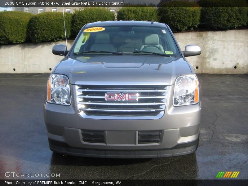 Steel Gray Metallic / Light Titanium 2008 GMC Yukon Hybrid 4x4