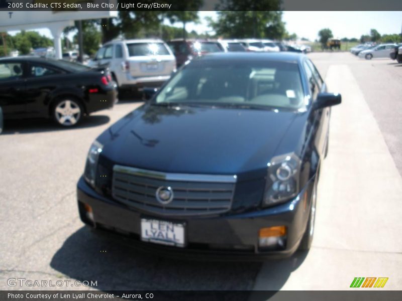 Blue Chip / Light Gray/Ebony 2005 Cadillac CTS Sedan