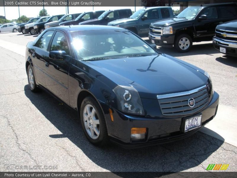 Blue Chip / Light Gray/Ebony 2005 Cadillac CTS Sedan