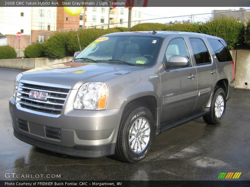 Steel Gray Metallic / Light Titanium 2008 GMC Yukon Hybrid 4x4