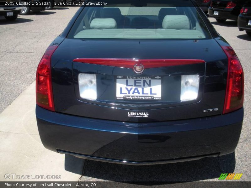 Blue Chip / Light Gray/Ebony 2005 Cadillac CTS Sedan